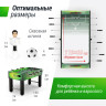 Игровой стол UNIX LINE Футбол - Кикер (140х74 cм) Green GTSFU140X74GR